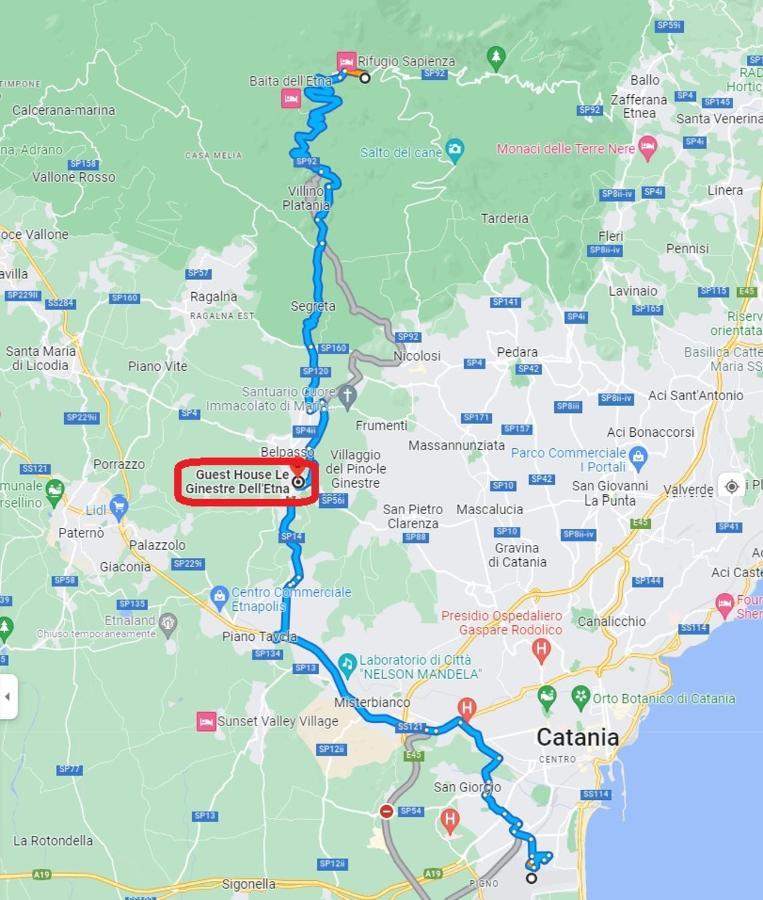 Guest House Le Ginestre Dell'Etna بيلباسو المظهر الخارجي الصورة